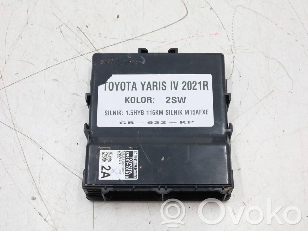 Toyota Yaris Battery control module 
