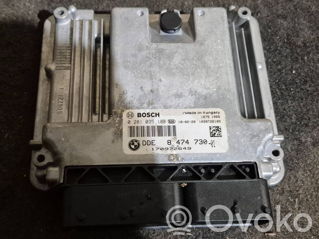 Engine control unit/module   0281035188,170972649,8474730