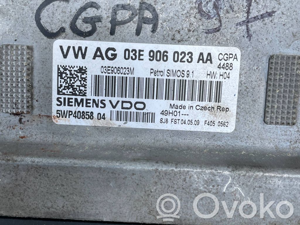 Engine control unit/module   03E906023AA,03E906023M,5WP4085804