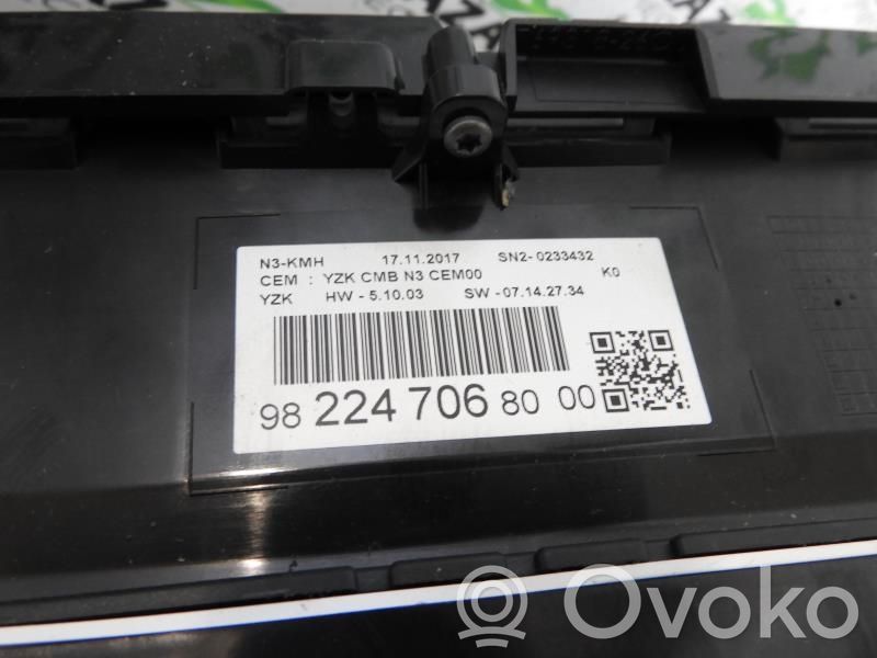 Peugeot Expert Speedometer (instrument cluster) 
