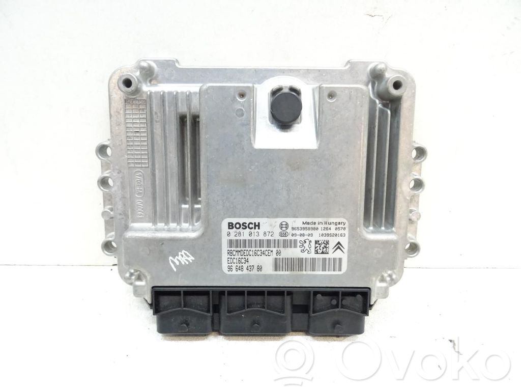 Citroen C3 Picasso Engine control unit/module 