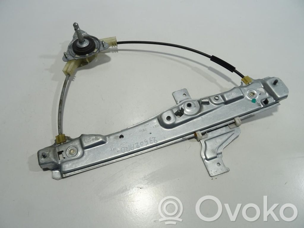 Citroen C3 Regulador manual de la ventanilla trasera 