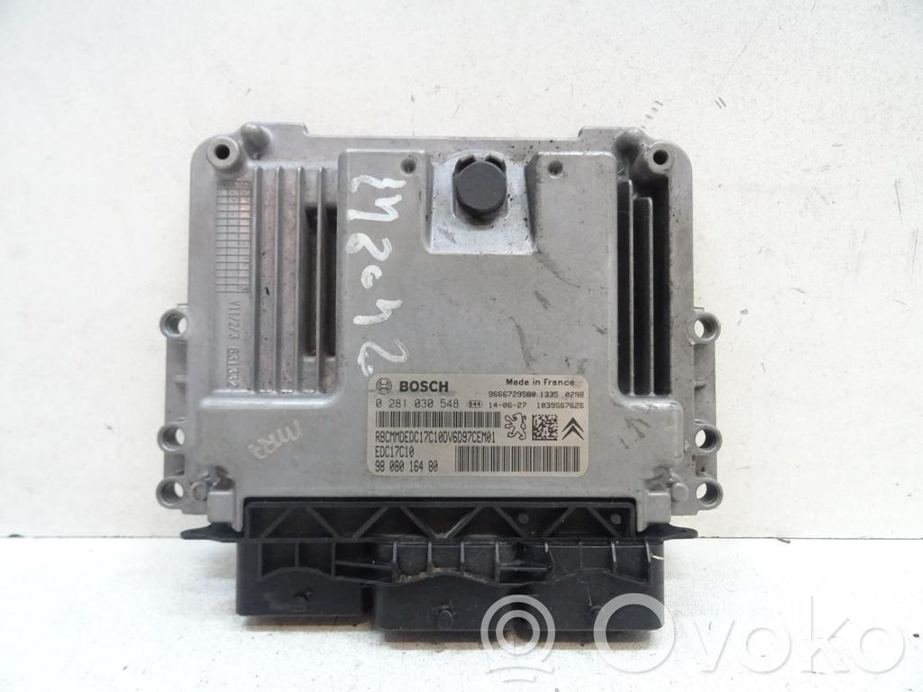 Citroen C4 Cactus Engine control unit/module 