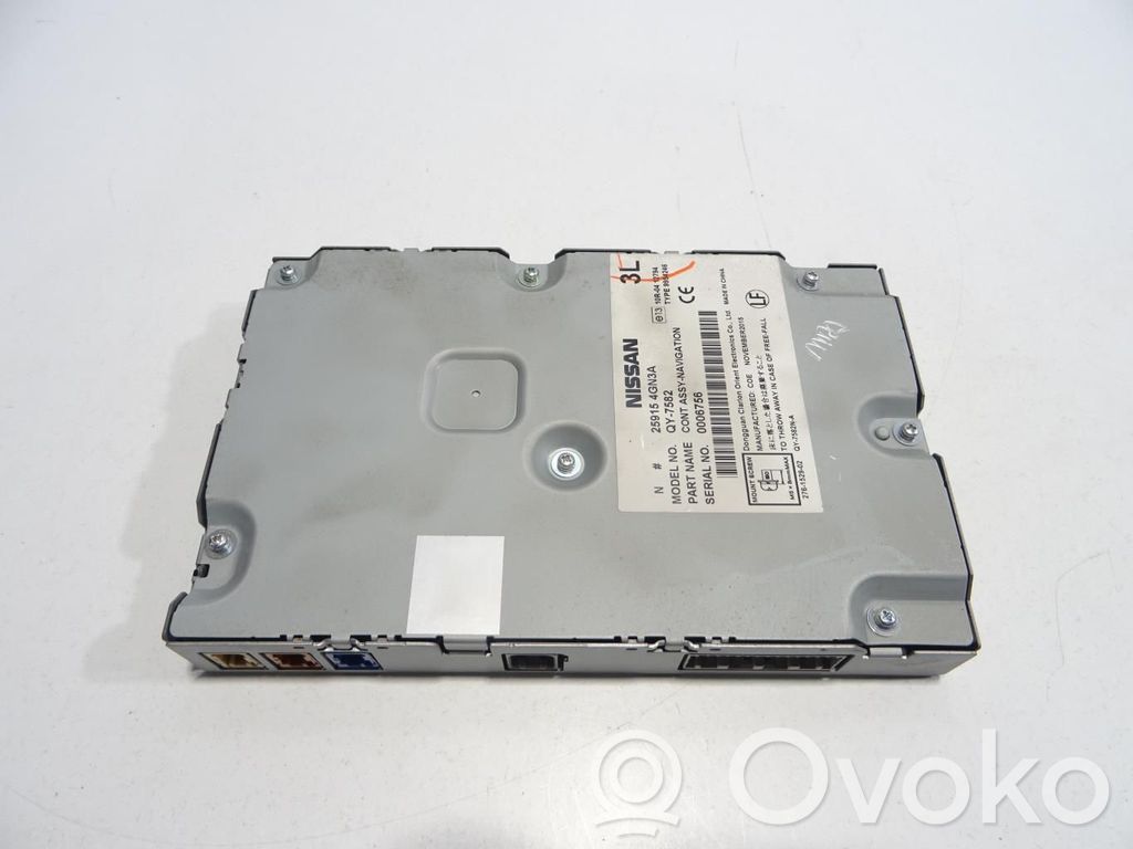 Infiniti Q50 Navigation unit CD/DVD player 