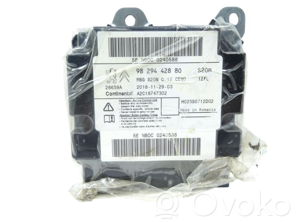 Citroen C3 Airbag control unit/module 