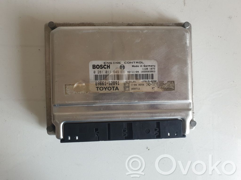 Toyota Yaris Engine control unit/module 