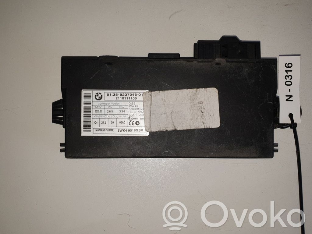 BMW 5 E60 E61 Unidad de control/módulo del CAS 