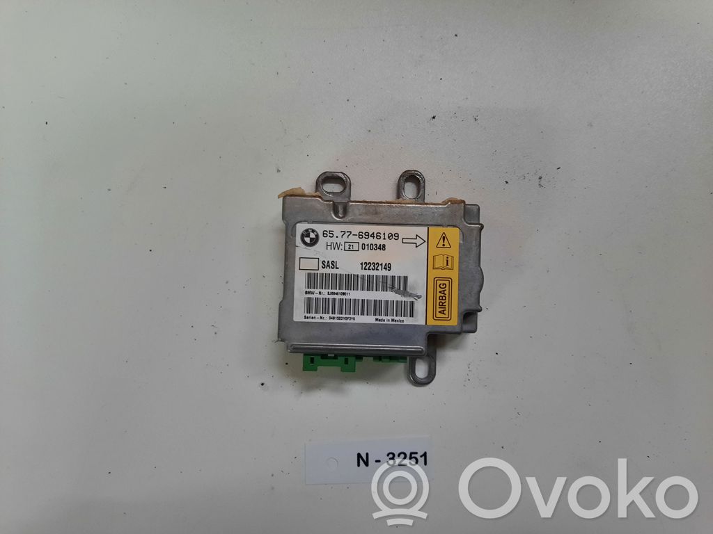 Unidad de control/módulo del Airbag   6946109