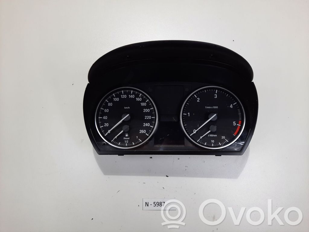 BMW 3 E90 E91 Speedometer (instrument cluster) 