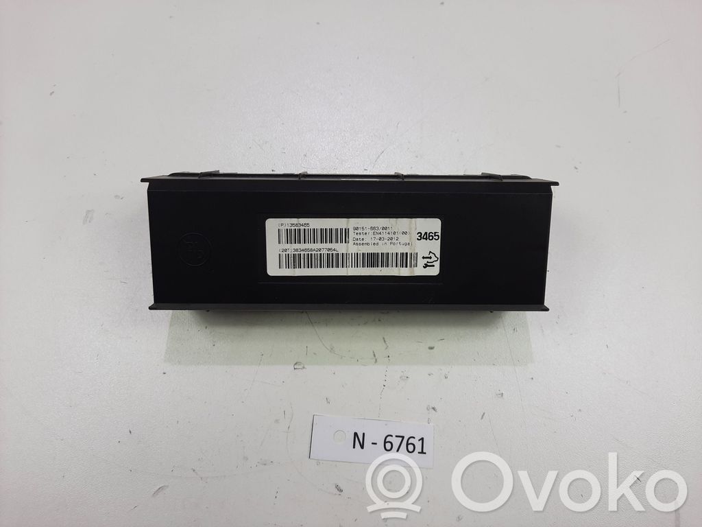 Opel Astra J Other control units/modules 