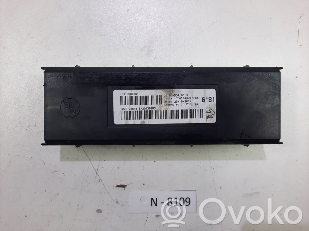 Opel Meriva B Climate control unit 