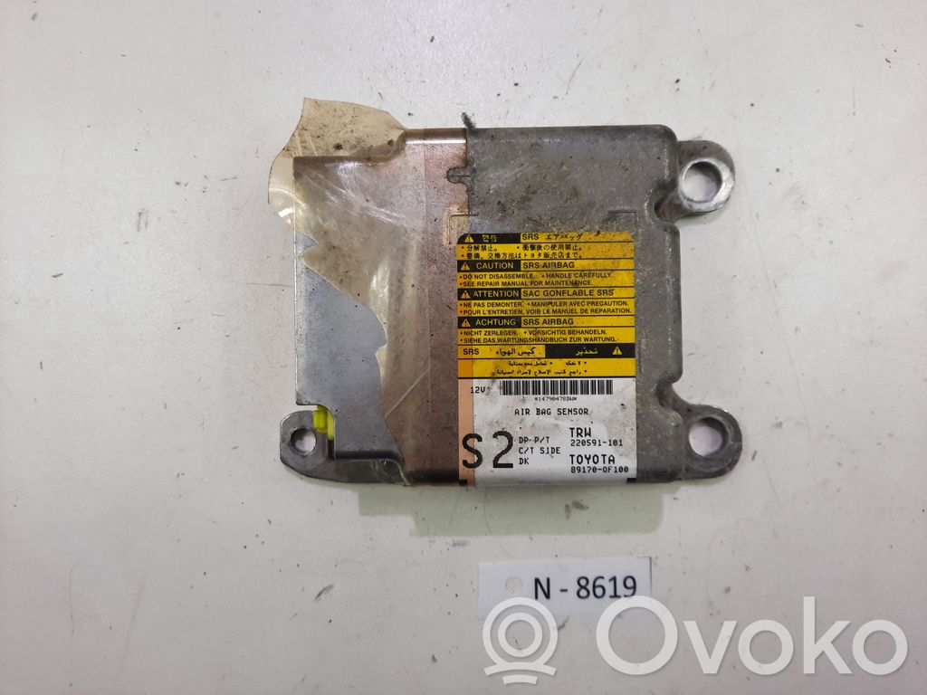 Toyota Verso Airbag control unit/module 