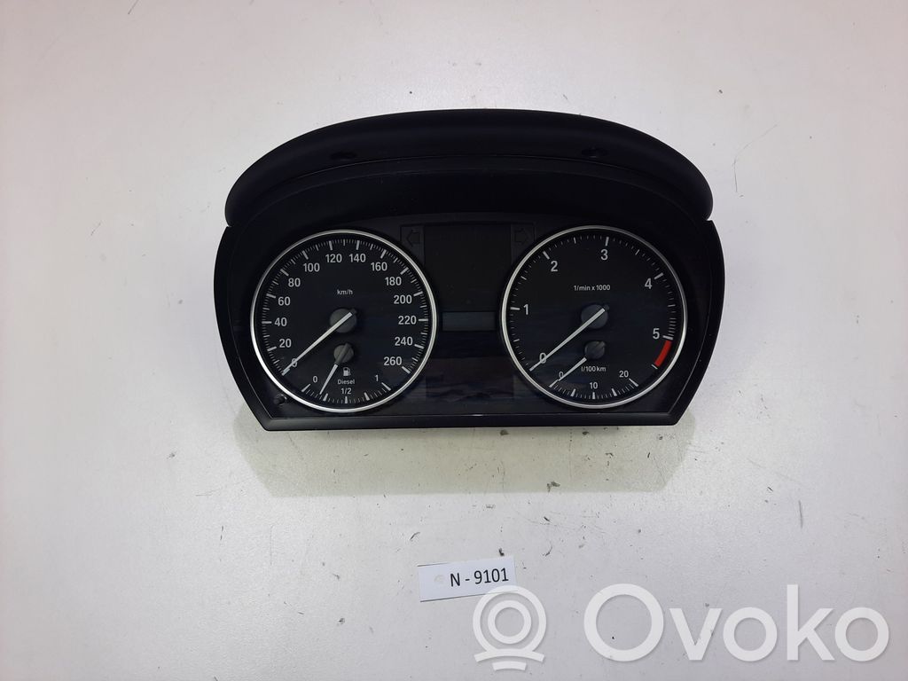 BMW 3 E90 E91 Speedometer (instrument cluster) 