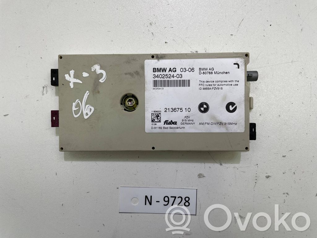 BMW X3 E83 Antenos stiprintuvas 