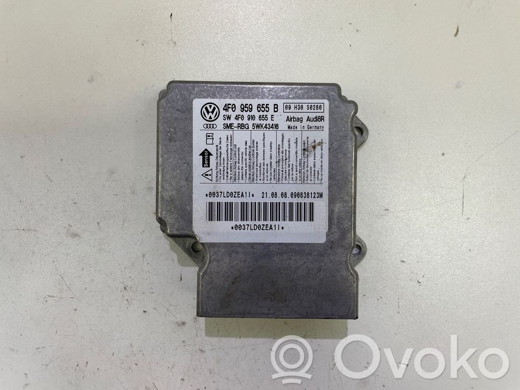 Airbag control unit/module   4F0959655B,5WK43416