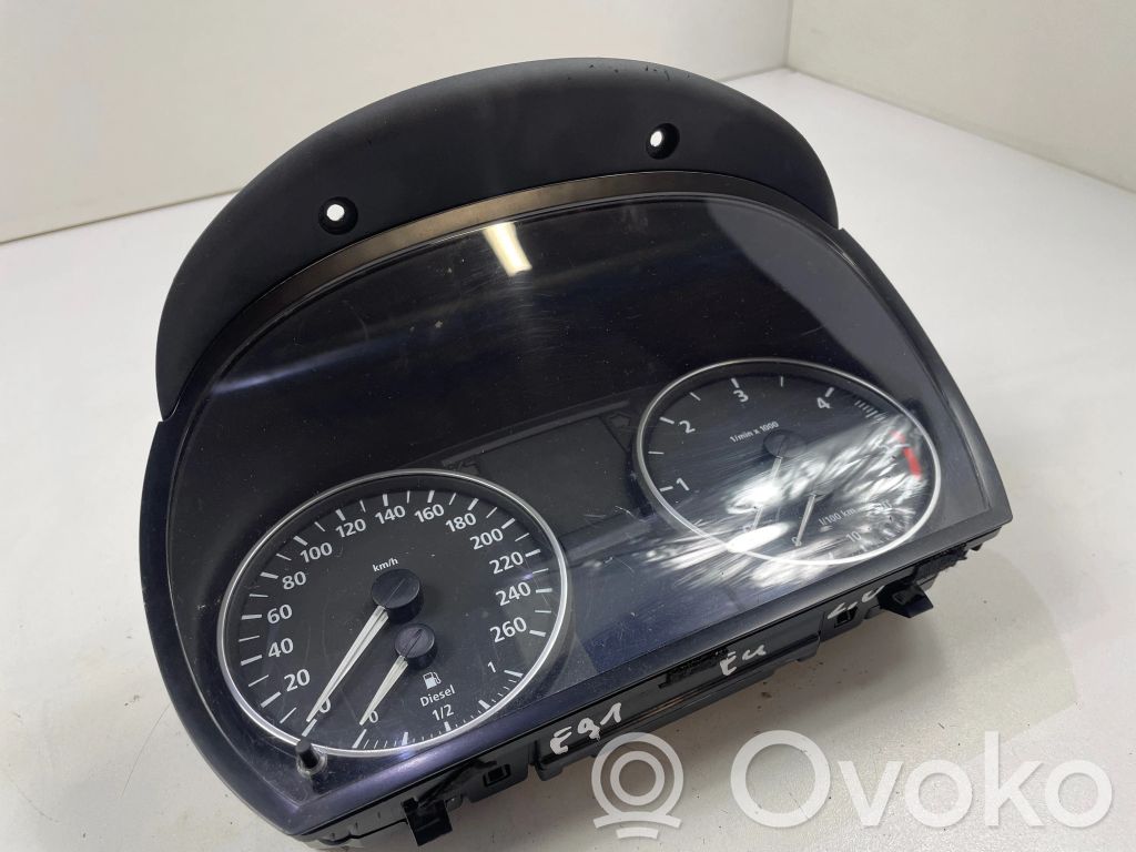 BMW 3 E90 E91 Speedometer (instrument cluster) 