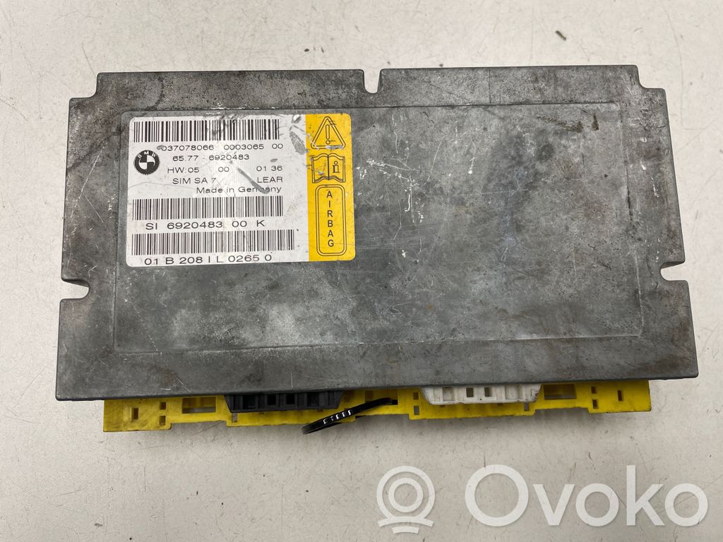 Airbag control unit/module   6920483,037078066