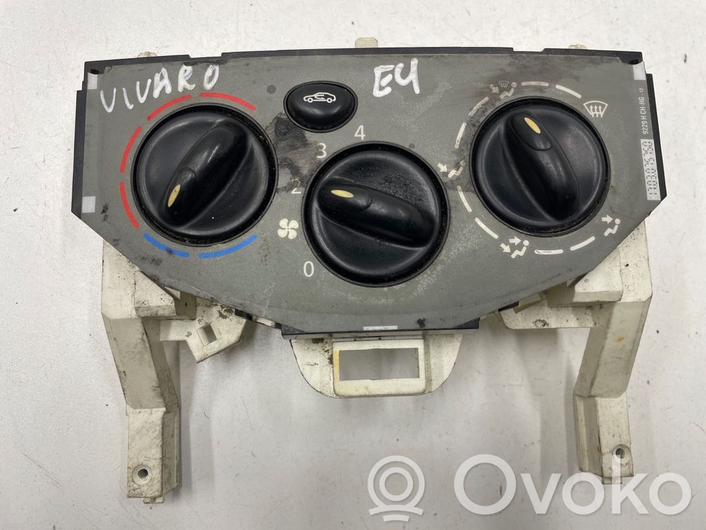 Opel Vivaro Climate control unit 