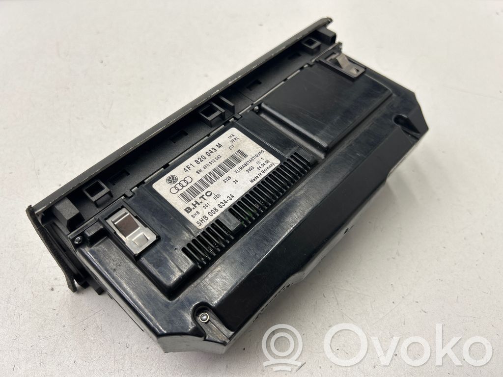 Audi A6 S6 C6 4F Climate control unit 