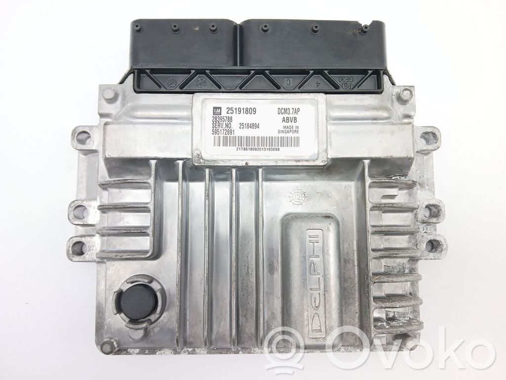 Chevrolet Cruze Unitate/modul de control motor 