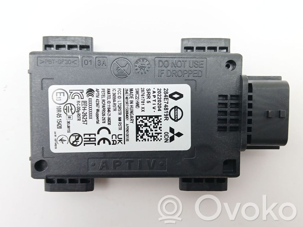 Renault Arkana Interjero komforto antena 