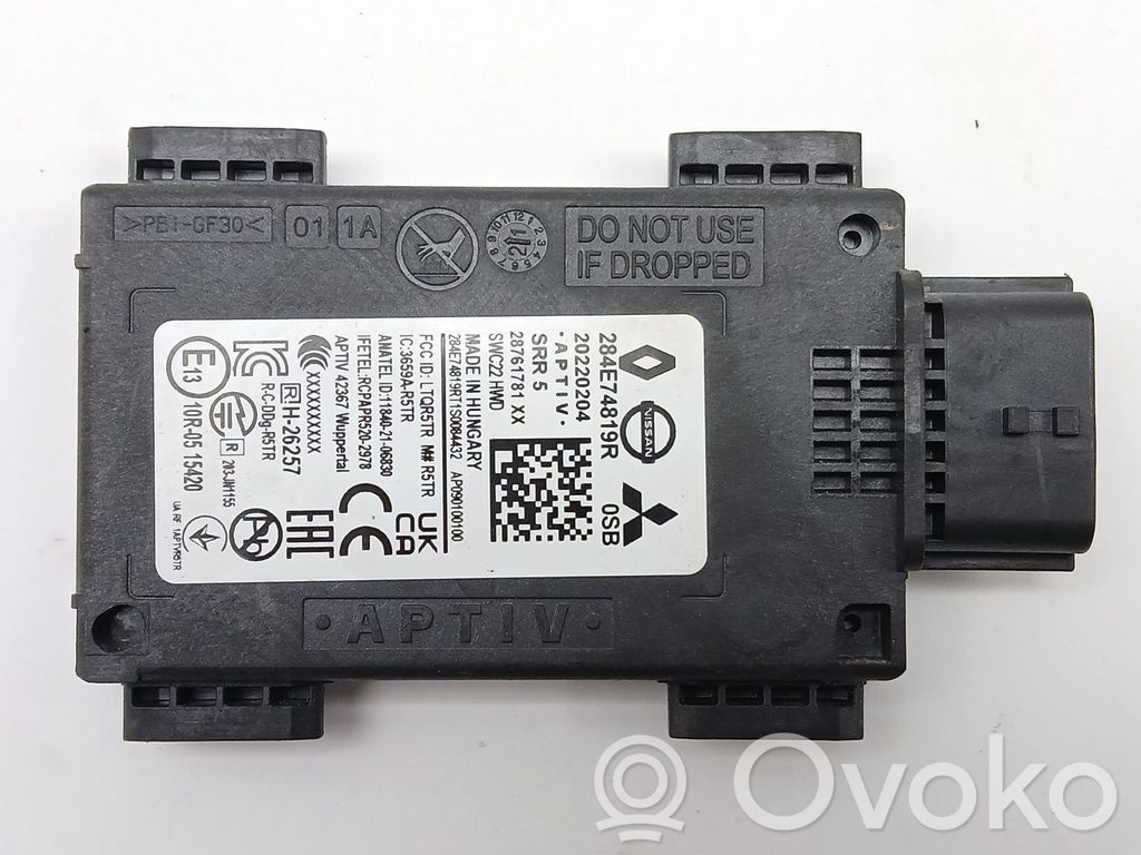 Renault Arkana Interjero komforto antena 