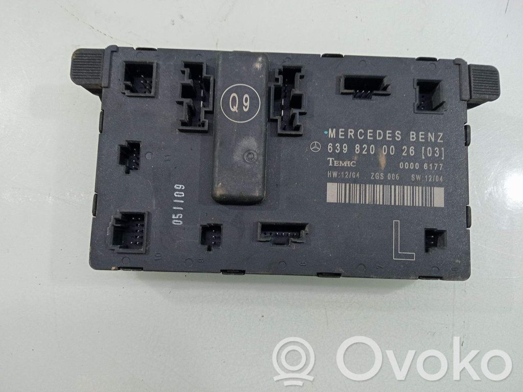 Mercedes-Benz Vito Viano W639 Jednostka sterująca bramą 