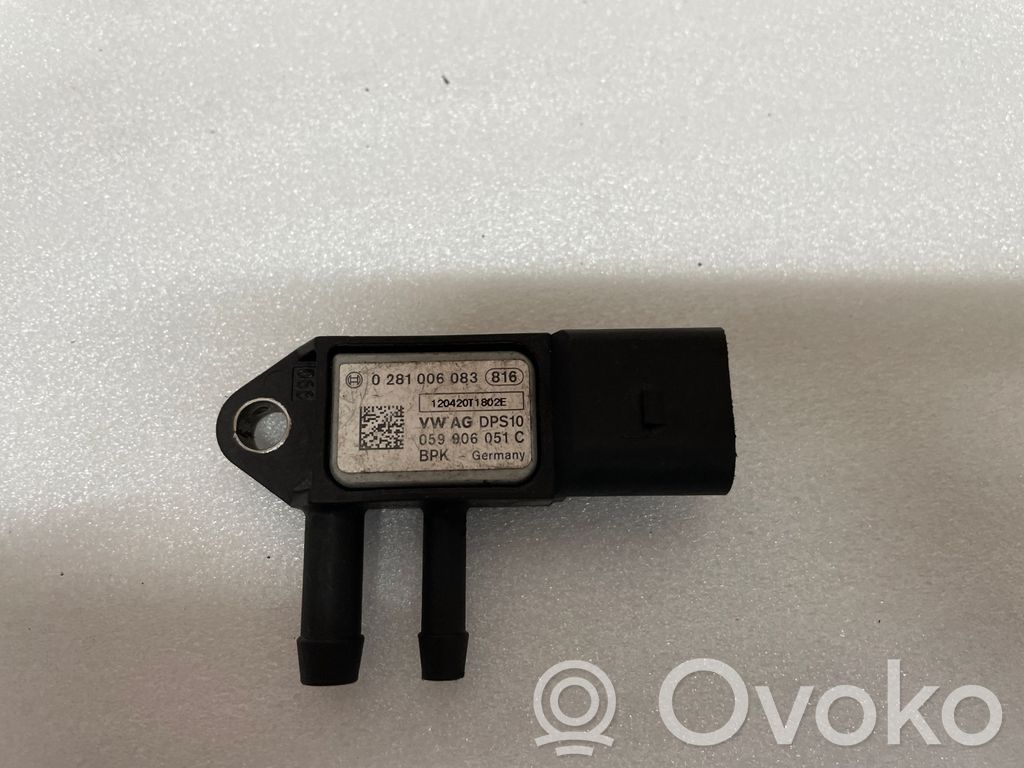 Audi A3 S3 8V Sensor de presión del escape 