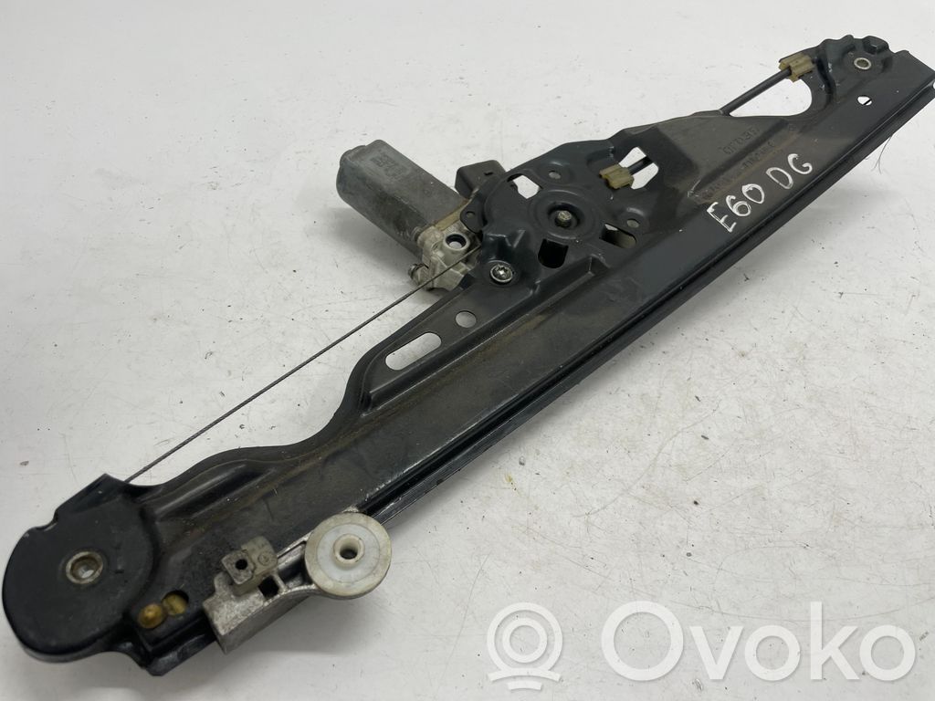 BMW 5 E60 E61 Rear door window regulator with motor 