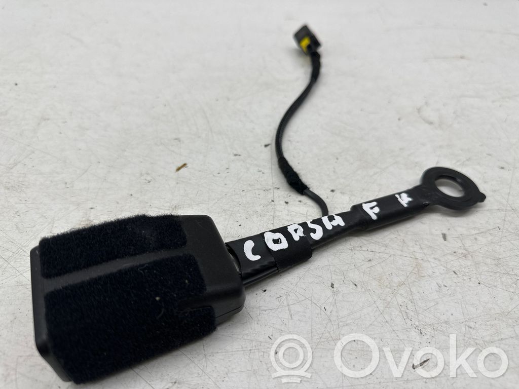 Opel Corsa F Hebilla del cinturón delantero 