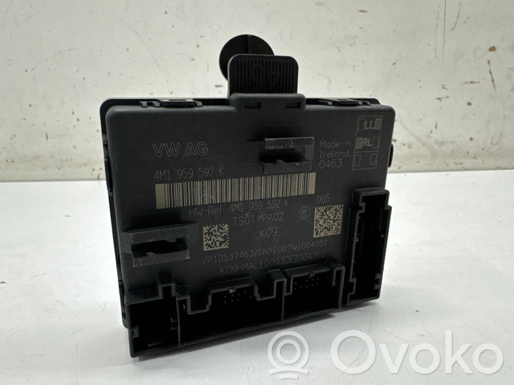 Audi A6 S6 C8 4K Unité de commande module de porte 