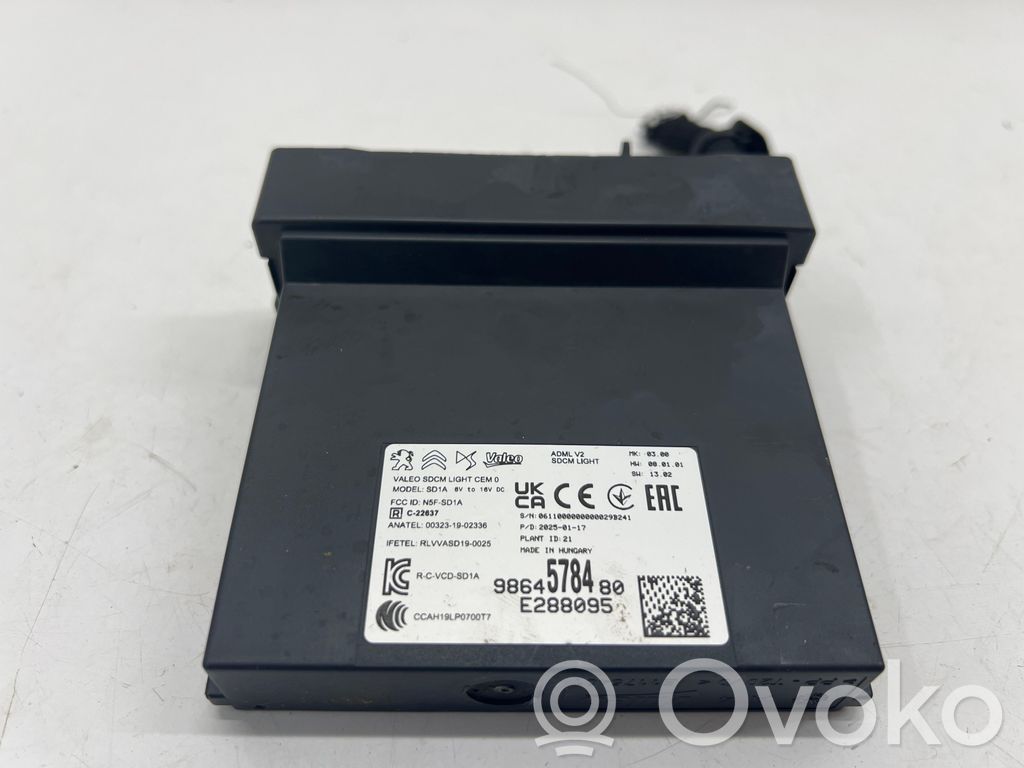 Opel Grandland X Lichtmodul Lichtsensor 
