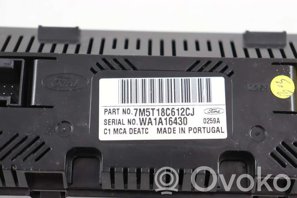 Ford Focus Climate control unit 