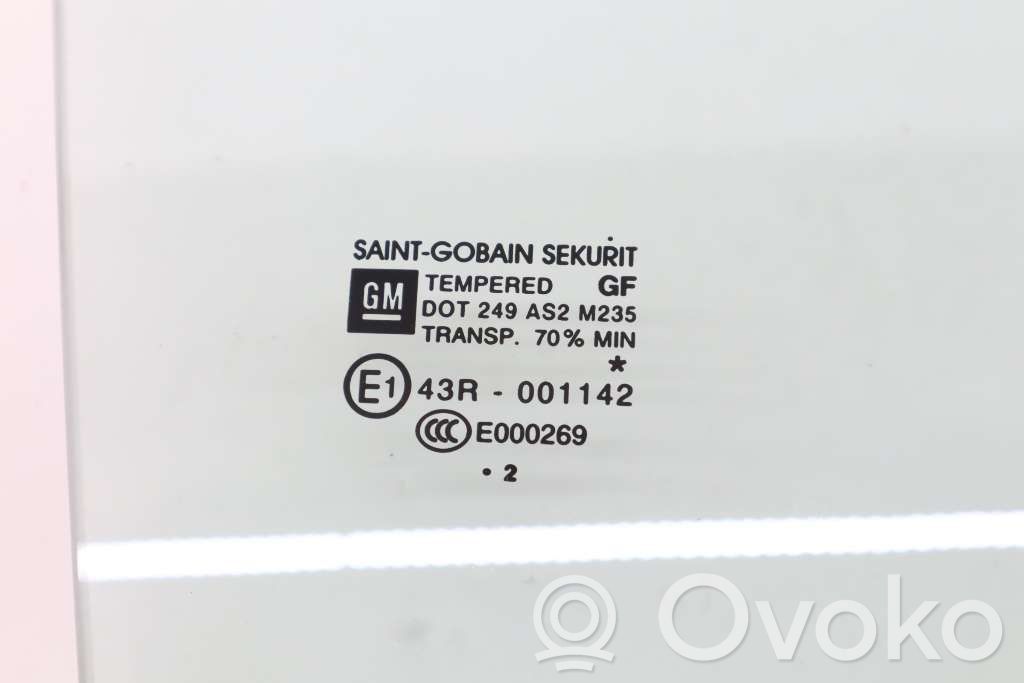 Opel Corsa D Takaoven ikkunalasi 