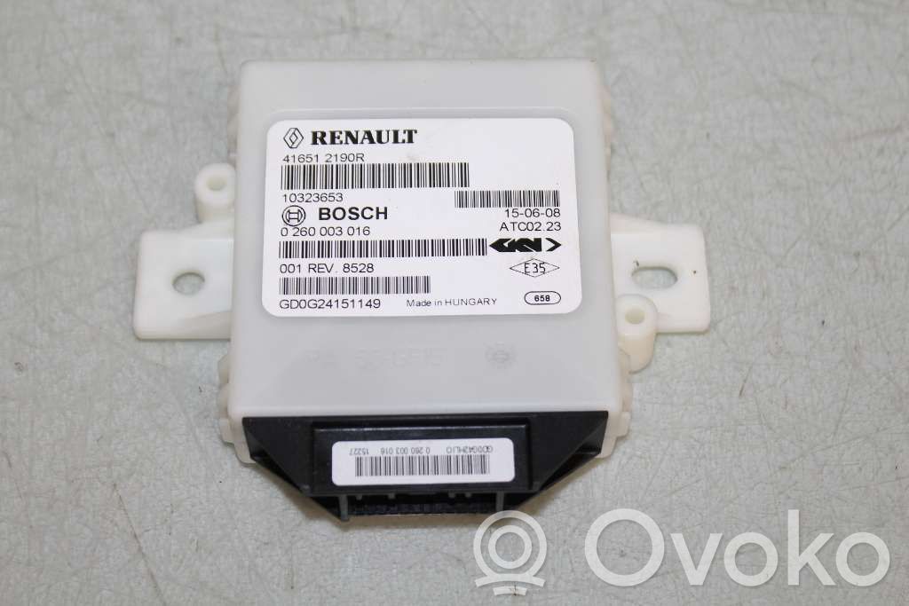 Dacia Duster Other control units/modules 