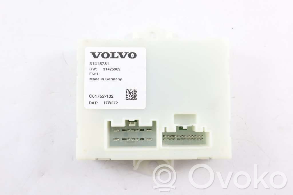 Unité de commande / module de hayon   31415781,31425969,31415781