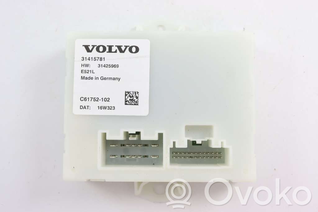 Tailgate/trunk control unit/module   31415781,31425969,31415781