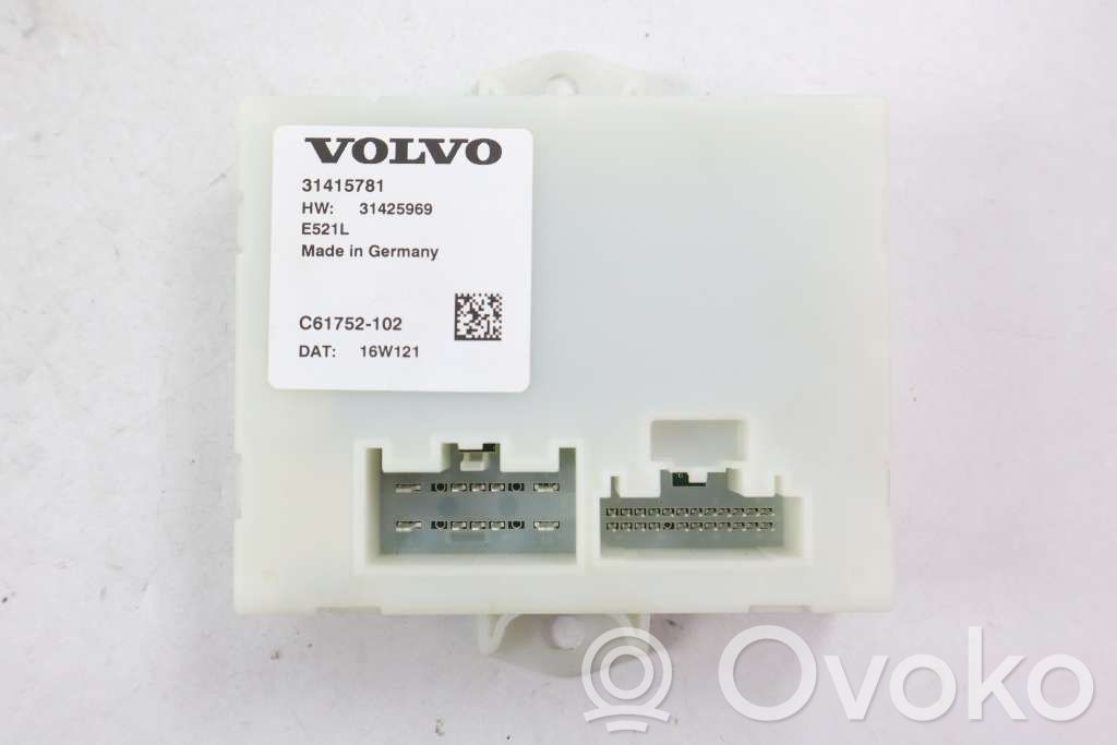 Tailgate/trunk control unit/module   31415781,31425969,31415781