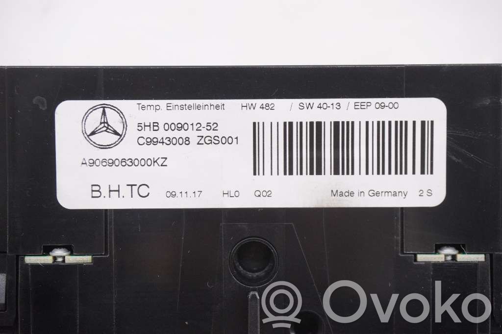Mercedes-Benz Sprinter W906 Centralina del climatizzatore 