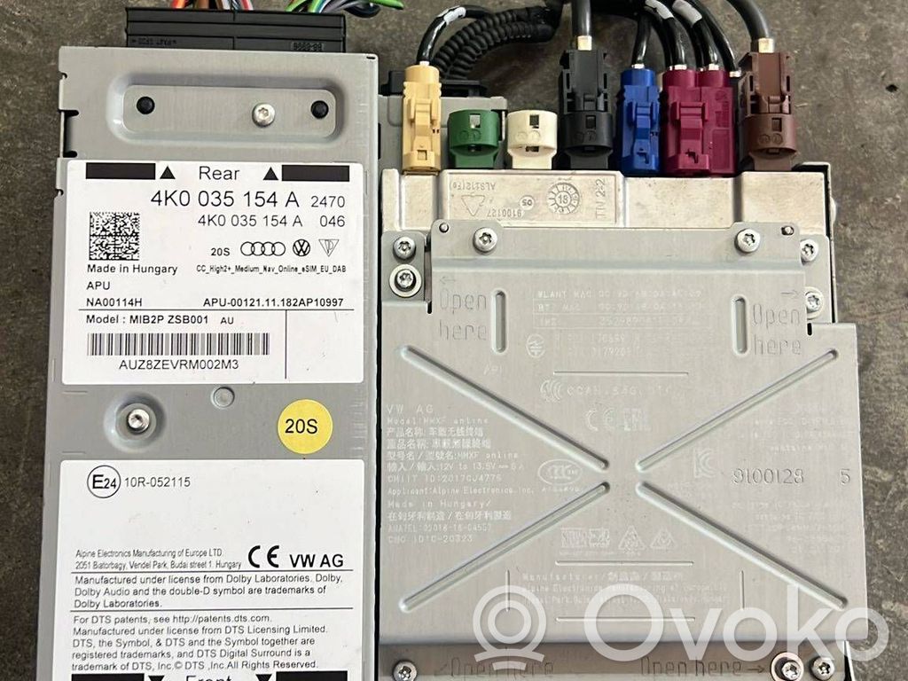 Audi A6 S6 C8 4K Panel / Radioodtwarzacz CD/DVD/GPS 