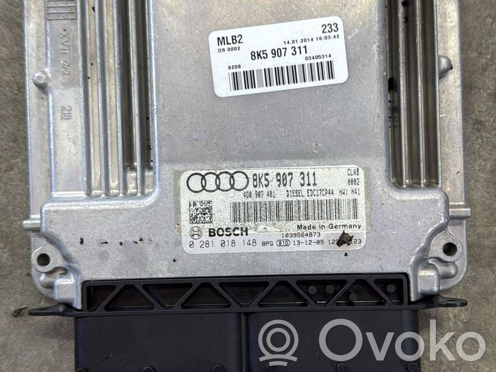 Engine control unit/module   8K5907311,0281018148