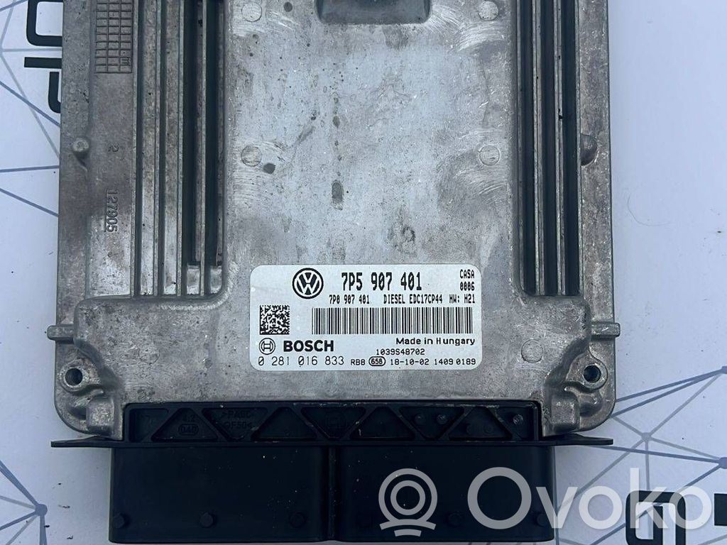 Porsche Cayenne (92A) Engine control unit/module 