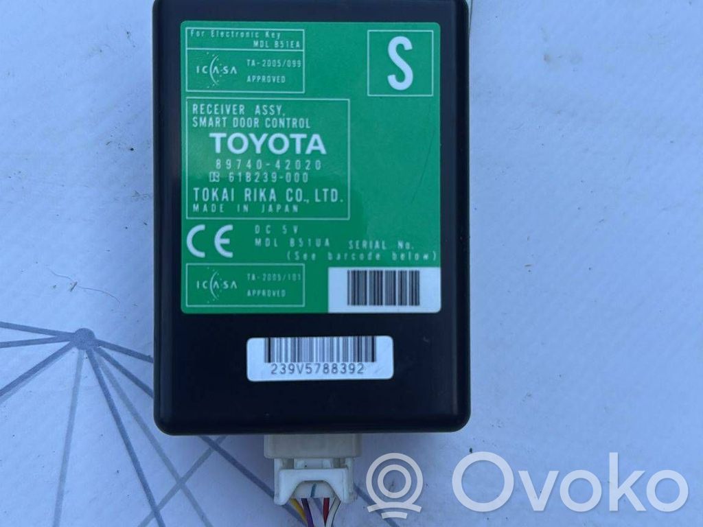 Toyota RAV 4 (XA30) Unitate/modul comandă uși 