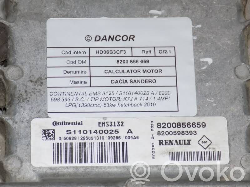 Dacia Sandero Engine control unit/module 