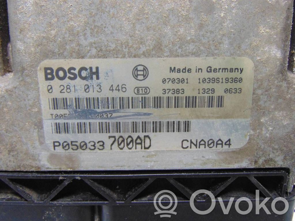 Engine control unit/module   P05033700AD