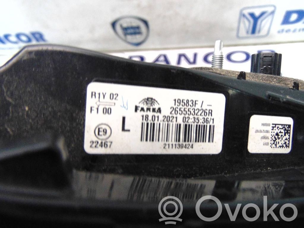 Renault Clio V Takaluukun takavalot 