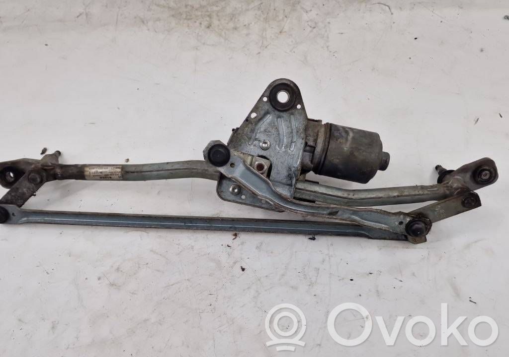 Audi A6 S6 C6 4F Mechanizm i silniczek wycieraczek szyby przedniej / czołowej 