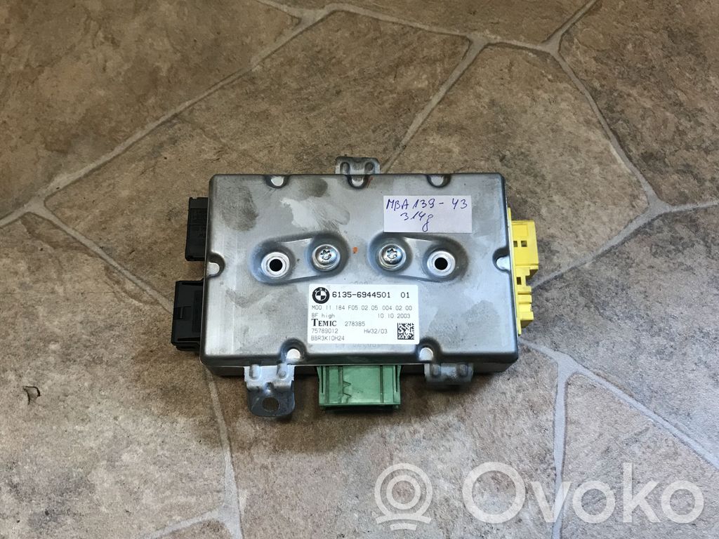 BMW 6 E63 E64 Airbag control unit/module 