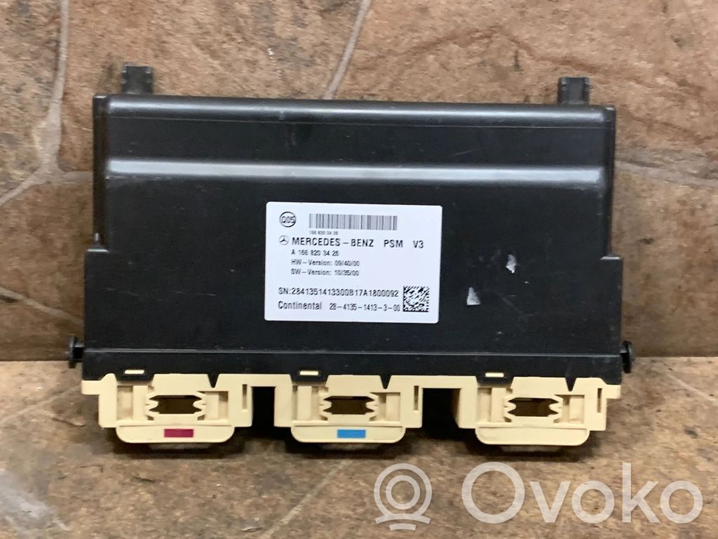 Mercedes-Benz ML W166 Moduł / Sterownik fotela 