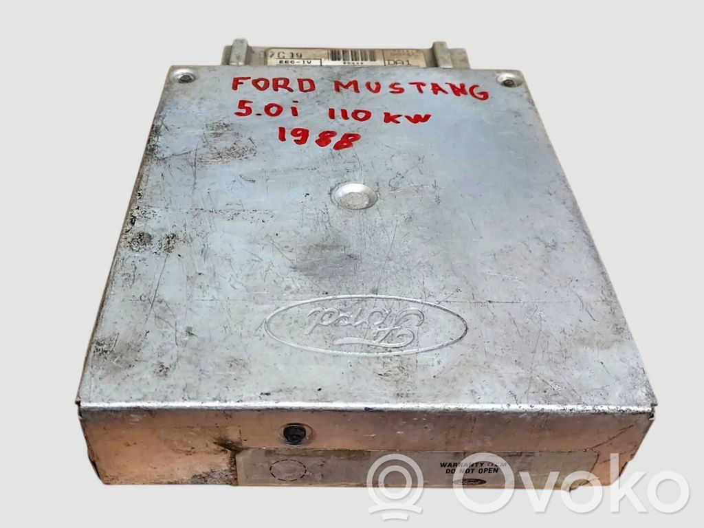 Engine control unit/module   E7SF12A650A1B,EECIV,SFISD1,7C191,B7C19,DA1